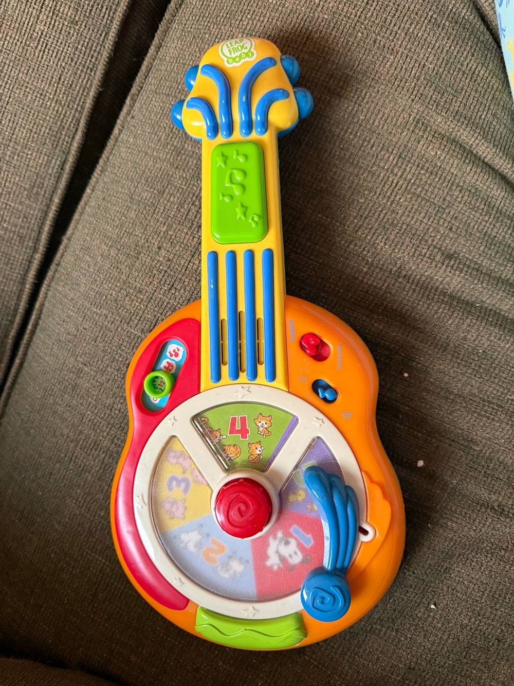 LeapFrog Orange & Yellow Musical Learning Guitar for Kids